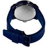 Buy Shop Tommy Hilfiger Denim Quartz Blue Dial Blue Rubber Strap Watch for Men - 1791325 USA Online