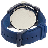 Buy Shop Tommy Hilfiger Denim Quartz Blue Dial Blue Rubber Strap Watch for Men - 1791325 USA Online