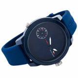 Buy Shop Tommy Hilfiger Denim Quartz Blue Dial Blue Rubber Strap Watch for Men - 1791325 USA Online