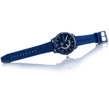 Buy Shop Tommy Hilfiger Denim Quartz Blue Dial Blue Rubber Strap Watch for Men - 1791482 USA Online