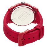 Buy Shop Tommy Hilfiger Denim Quartz Red Dial Red Rubber Strap Watch for Men - 1791480 USA Online