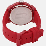 Buy Shop Tommy Hilfiger Denim Quartz Red Dial Red Rubber Strap Watch for Men - 1791480 USA Online