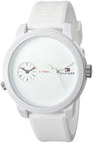 Buy Shop Tommy Hilfiger Denim White Dial White Rubber Strap Watch for Men - 1791324 USA Online