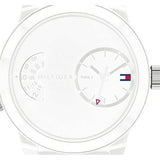 Buy Shop Tommy Hilfiger Denim White Dial White Rubber Strap Watch for Men - 1791558 USA Online