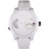 Buy Shop Tommy Hilfiger Denim White Dial White Rubber Strap Watch for Men - 1791558 USA Online