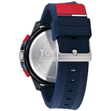 Buy Shop Tommy Hilfiger Digital Analog Blue Dial Blue Rubber Strap Watch For Men - 1791761 USA Online