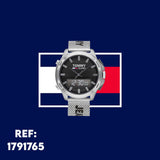 Buy Shop Tommy Hilfiger Digital Black Dial Silver Mesh Bracelet Watch For Men - 1791765 USA Online