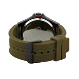 Buy Shop Tommy Hilfiger Drew Black Dial Green Rubber Strap Watch for Men - 1791065 USA Online