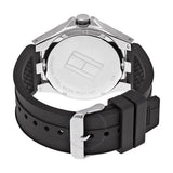 Buy Shop Tommy Hilfiger Drew Black Dial Black Rubber Strap Watch for Men - 1791064 USA Online