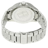 Buy Shop Tommy Hilfiger Erik Chronograph Blue Dial Silver Steel Strap Watch for Men - 1791366 USA Online