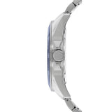Buy Shop Tommy Hilfiger Erik Chronograph Blue Dial Silver Steel Strap Watch for Men - 1791366 USA Online
