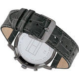 Buy Shop Tommy Hilfiger Evan Black Dial Black Leather Strap Watch for Men - 1710395 USA Online