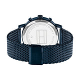 Buy Shop Tommy Hilfiger Evan Blue Dial Blue Mesh Bracelet Watch for Men - 1710397 USA Online