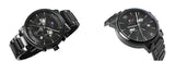 Buy Shop Tommy Hilfiger Evan Chronograph Quartz Black Dial Black Steel Strap Watch For Men - 1710410 USA Online