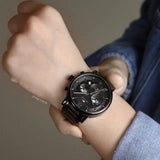 Buy Shop Tommy Hilfiger Evan Chronograph Quartz Black Dial Black Steel Strap Watch For Men - 1710410 USA Online