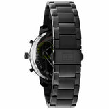 Buy Shop Tommy Hilfiger Evan Chronograph Quartz Black Dial Black Steel Strap Watch For Men - 1710410 USA Online