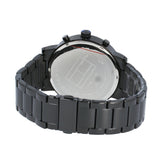 Buy Shop Tommy Hilfiger Evan Chronograph Quartz Black Dial Black Steel Strap Watch For Men - 1710410 USA Online