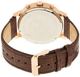Buy Shop Tommy Hilfiger Evan White Dial Brown Leather Strap Watch for Men - 1710394 USA Online