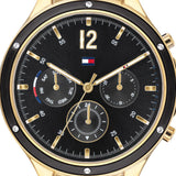 Buy Shop Tommy Hilfiger Eve Chronograph Quartz Black Dial Black Silicone Strap Watch For Women - 1782282 USA Online