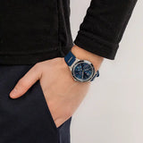 Buy Shop Tommy Hilfiger Eve Chronograph Quartz Blue Dial Blue Rubber Strap Watch For Women - 1782281 USA Online