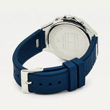 Buy Shop Tommy Hilfiger Eve Chronograph Quartz Blue Dial Blue Rubber Strap Watch For Women - 1782281 USA Online