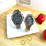 Buy Shop Tommy Hilfiger Eve Chronograph Quartz Grey Dial Rose Gold Steel Strap Watch For Women - 1782277 USA Online