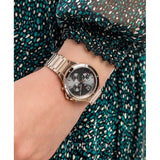 Buy Shop Tommy Hilfiger Eve Chronograph Quartz Grey Dial Rose Gold Steel Strap Watch For Women - 1782277 USA Online