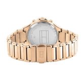 Buy Shop Tommy Hilfiger Eve Chronograph Quartz Grey Dial Rose Gold Steel Strap Watch For Women - 1782277 USA Online