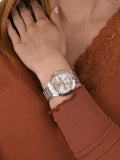 Buy Shop Tommy Hilfiger Eve Chronograph Quartz Pink Dial Silver Steel Strap Watch For Women - 1782279 USA Online