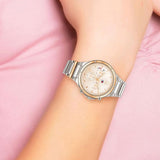 Buy Shop Tommy Hilfiger Eve Chronograph Quartz Pink Dial Silver Steel Strap Watch For Women - 1782279 USA Online