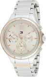 Buy Shop Tommy Hilfiger Eve Chronograph Quartz Pink Dial Silver Steel Strap Watch For Women - 1782279 USA Online
