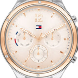 Buy Shop Tommy Hilfiger Eve Chronograph Quartz Pink Dial Silver Steel Strap Watch For Women - 1782279 USA Online