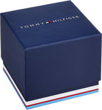 Buy Shop Tommy Hilfiger Gavin Blue Dial Blue Leather Strap Watch for Men - 1791468 USA Online