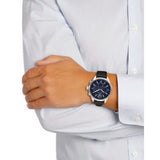 Buy Shop Tommy Hilfiger Gavin Blue Dial Blue Leather Strap Watch for Men - 1791468 USA Online