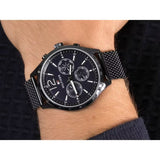 Buy Shop Tommy Hilfiger Gavin Chronograph Blue Dial Blue Mesh Bracelet Watch for Men - 1791471 USA Online