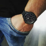 Buy Shop Tommy Hilfiger Gavin Chronograph Blue Dial Blue Mesh Bracelet Watch for Men - 1791471 USA Online