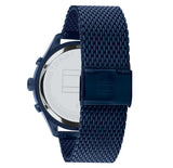 Buy Shop Tommy Hilfiger Gavin Chronograph Blue Dial Blue Mesh Bracelet Watch for Men - 1791471 USA Online