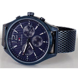 Buy Shop Tommy Hilfiger Gavin Chronograph Blue Dial Blue Mesh Bracelet Watch for Men - 1791471 USA Online