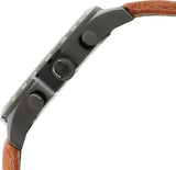Buy Shop Tommy Hilfiger Gavin Chronograph Quartz Black Dial Brown Leather Strap Watch for Men - 1791470 USA Online