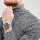 Buy Shop Tommy Hilfiger Gavin Chronograph Quartz Grey Dial Silver Mesh Bracelet Watch for Men - 1791466 USA Online