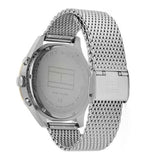 Buy Shop Tommy Hilfiger Gavin Chronograph Quartz Grey Dial Silver Mesh Bracelet Watch for Men - 1791466 USA Online
