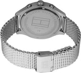 Buy Shop Tommy Hilfiger Gavin Chronograph Quartz Grey Dial Silver Mesh Bracelet Watch for Men - 1791466 USA Online