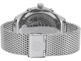 Buy Shop Tommy Hilfiger Gavin Chronograph Quartz Grey Dial Silver Mesh Bracelet Watch for Men - 1791466 USA Online