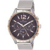 Buy Shop Tommy Hilfiger Gavin Chronograph Quartz Grey Dial Silver Mesh Bracelet Watch for Men - 1791466 USA Online