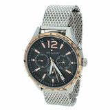 Buy Shop Tommy Hilfiger Gavin Chronograph Quartz Grey Dial Silver Mesh Bracelet Watch for Men - 1791466 USA Online