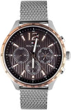 Buy Shop Tommy Hilfiger Gavin Chronograph Quartz Grey Dial Silver Mesh Bracelet Watch for Men - 1791466 USA Online