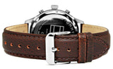 Buy Shop Tommy Hilfiger Gavin Chronograph White Dial Brown Leather Strap Watch for Men - 1791467 USA Online