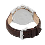 Buy Shop Tommy Hilfiger Gavin Chronograph White Dial Brown Leather Strap Watch for Men - 1791467 USA Online