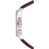Buy Shop Tommy Hilfiger Gavin Chronograph White Dial Brown Leather Strap Watch for Men - 1791467 USA Online