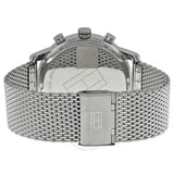 Buy Shop Tommy Hilfiger Harrison Quartz Grey Dial Silver Mesh Bracelet Watch for Men - 1790877 USA Online